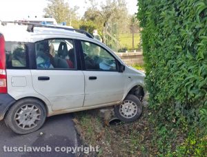 Viterbo - Incidente in strada Procoio