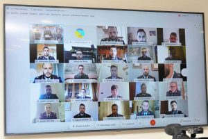 Alcuni neomarescialli in collegamento