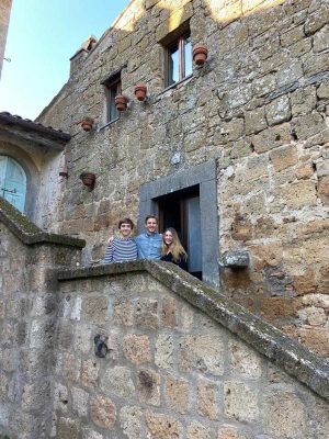 Alec Ross a Civita di Bagnoregio 