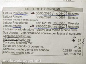 La bolletta del signor Pascucci
