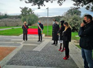 Nepi - L'inaugurazione della panchina rossa