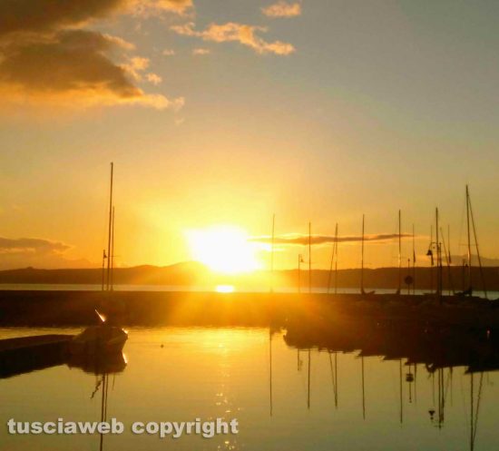 Tramonto a Bolsena