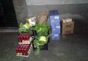 Montefiascone - Beni di prima necessità consegnati dall'Asvom Odv alla popolazione