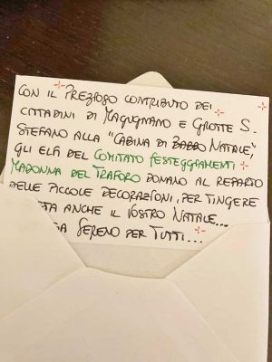 Montefiascone - Il dono del comitato festeggiamenti Madonna del traforo ai pazienti Medicina Covid