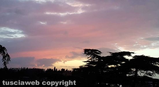 Tramonto a Viterbo