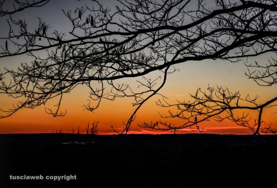 Viterbo - Tramonto al Barigello