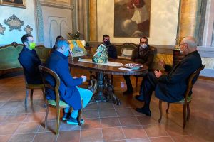 Viterbo - La consegna della statuina