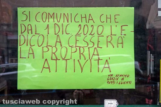 Viterbo - L'edicola di via Cavour