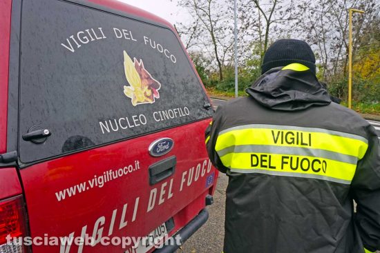 Viterbo - Il campo base per le ricerche di Giuseppe Maravigna