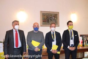 Viterbo - Conferenza stampa per firma del protocollo tra Coldiretti e Conad di Viterbo e Tuscania
