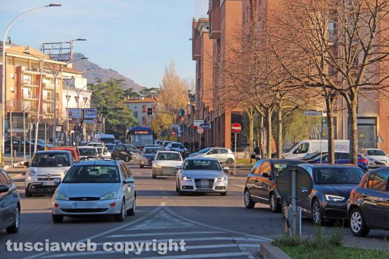Viterbo - Traffico e lavori