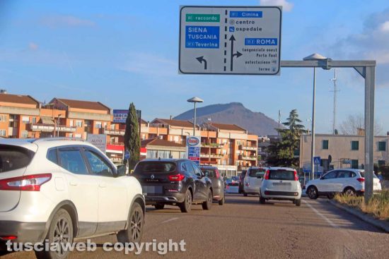 Viterbo - Traffico e lavori