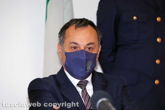 Viterbo - Il questore Giancarlo Sant'Elia