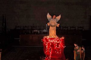 Tarquinia - Il presepe dell'associazione Oltrepensiero nella sala consiliare del comune