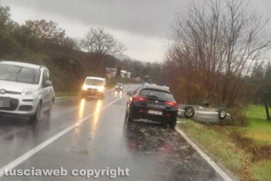 Montefiascone - L'incidente sulla Commenda