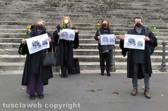 Roma - La protesta dei magistrati onorari