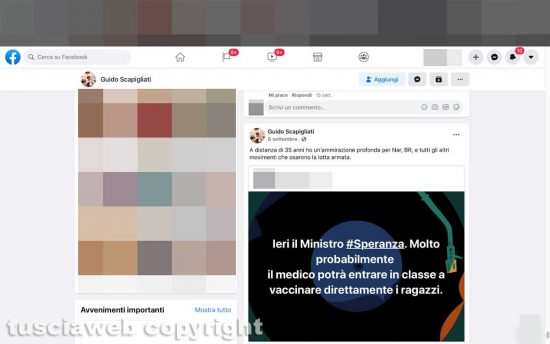La pagina Facebook Guido Scapigliati