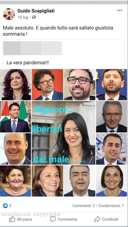 La pagina Facebook Guido Scapigliati