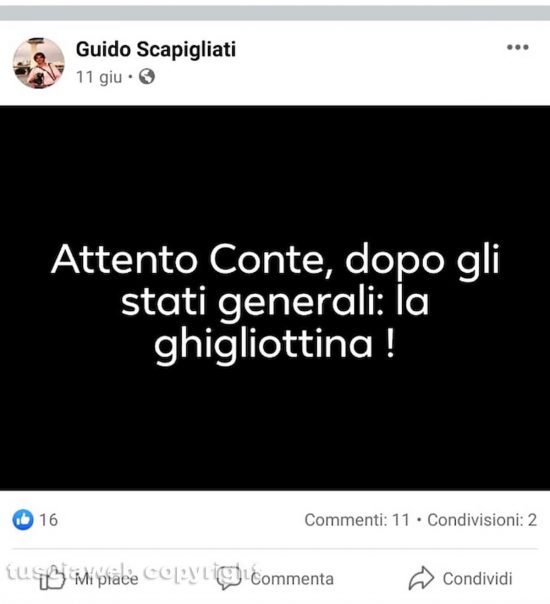 La pagina Facebook Guido Scapigliati