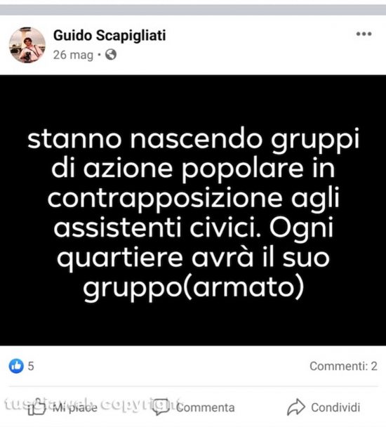 La pagina Facebook Guido Scapigliati
