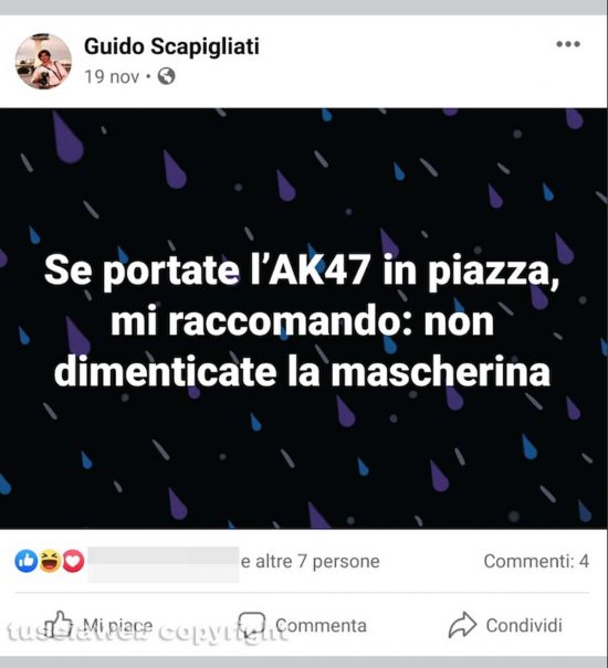 I post della pagina Facebook Guido Scapigliati
