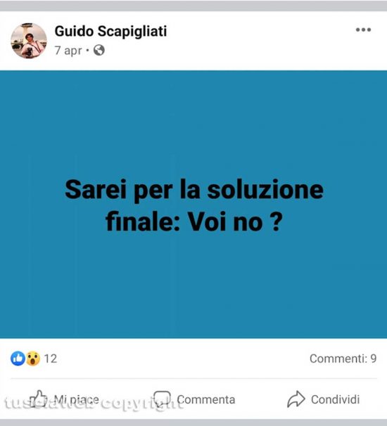 I post della pagina Facebook Guido Scapigliati