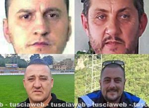 Gli arrestati a dicembre: Daniele Casertano, Domenico Palermo, Christian Lanari e Massimiliano Ciocia