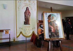 La messa in onore di Santa Barbara