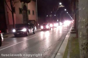 Viterbo - Il traffico verso La Quercia