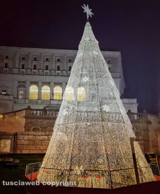 Caprarola - L'albero di Natale a palazzo Farnese