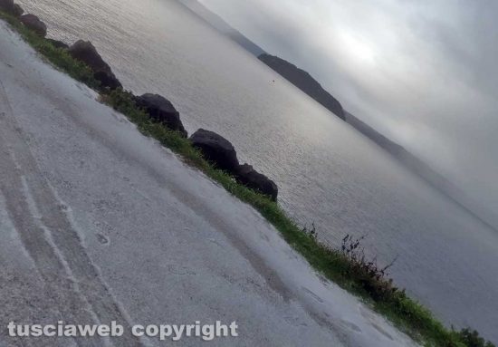 Montefiascone - La grandinata al lago di Bolsena
