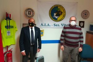 Sport - Calcio - Aia - Luigi Gasbarri ed Ennio Mariani