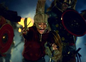 Riccardo Antonaci nello spot della Festa del cinema di Roma 2019