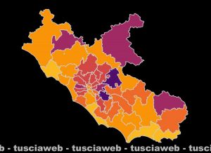 Coronavirus - Tassi di incidenza cumulativa di casi per distretti