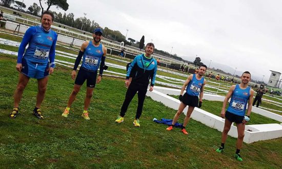 Sport - Atletica - La squadra At Running in gara alle Capannelle