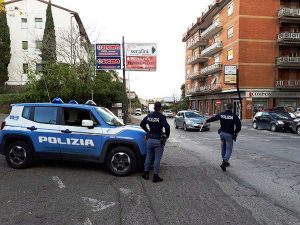 Viterbo - Coronavirus - I controlli della polizia