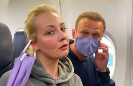 Alexey Navalny e sua moglie