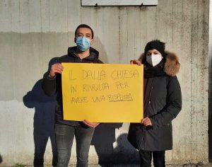 Montefiascone - La protesta degli studenti del Dalla Chiesa