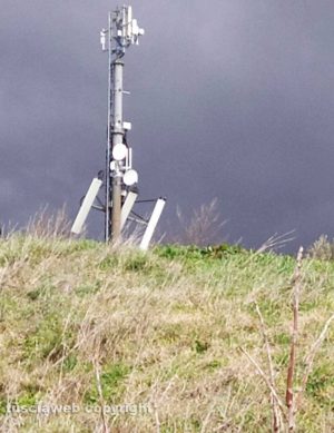 Bomarzo - Ripetitore danneggiato dal maltempo