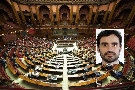 Camera dei deputati - Nel riquadro Gabriele Lorenzoni