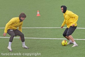 Sport - Calcio - Viterbese - Najib Ammari e Luca Falbo