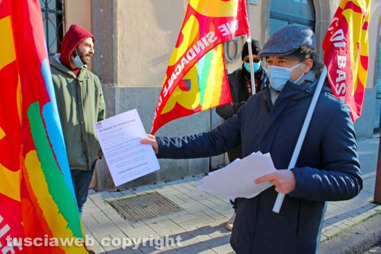Viterbo - L'Usb ricorda i morti di Viareggio
