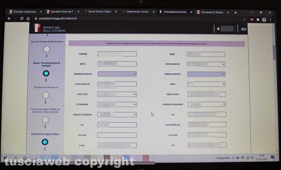 Domanda di cittadinanza on line - Il portale del ministero dell'Interno