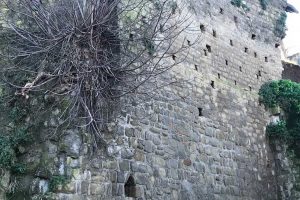 Viterbo - Il crollo del muraglione