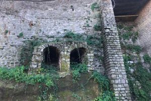 Viterbo - Il crollo del muraglione