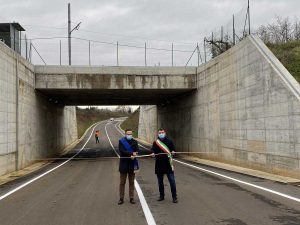 Corchiano - Inaugurato tratto strada provinciale San Luca