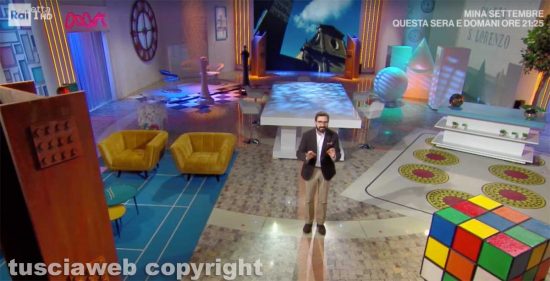 Viterbo alla rubrica "Le belle piazze" di "Uno mattina" - Lo storico dell'arte Costantino D'Orazio