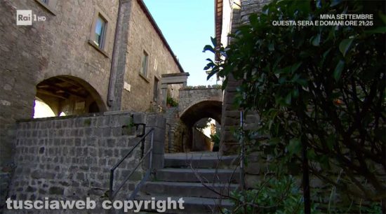 Viterbo alla rubrica "Le belle piazze" di "Uno mattina"