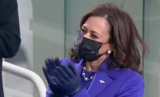 Kamala Harris all'Inauguration Day