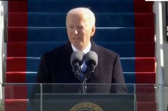 Il primo discorso di Joe Biden come presidente degli Stati Uniti